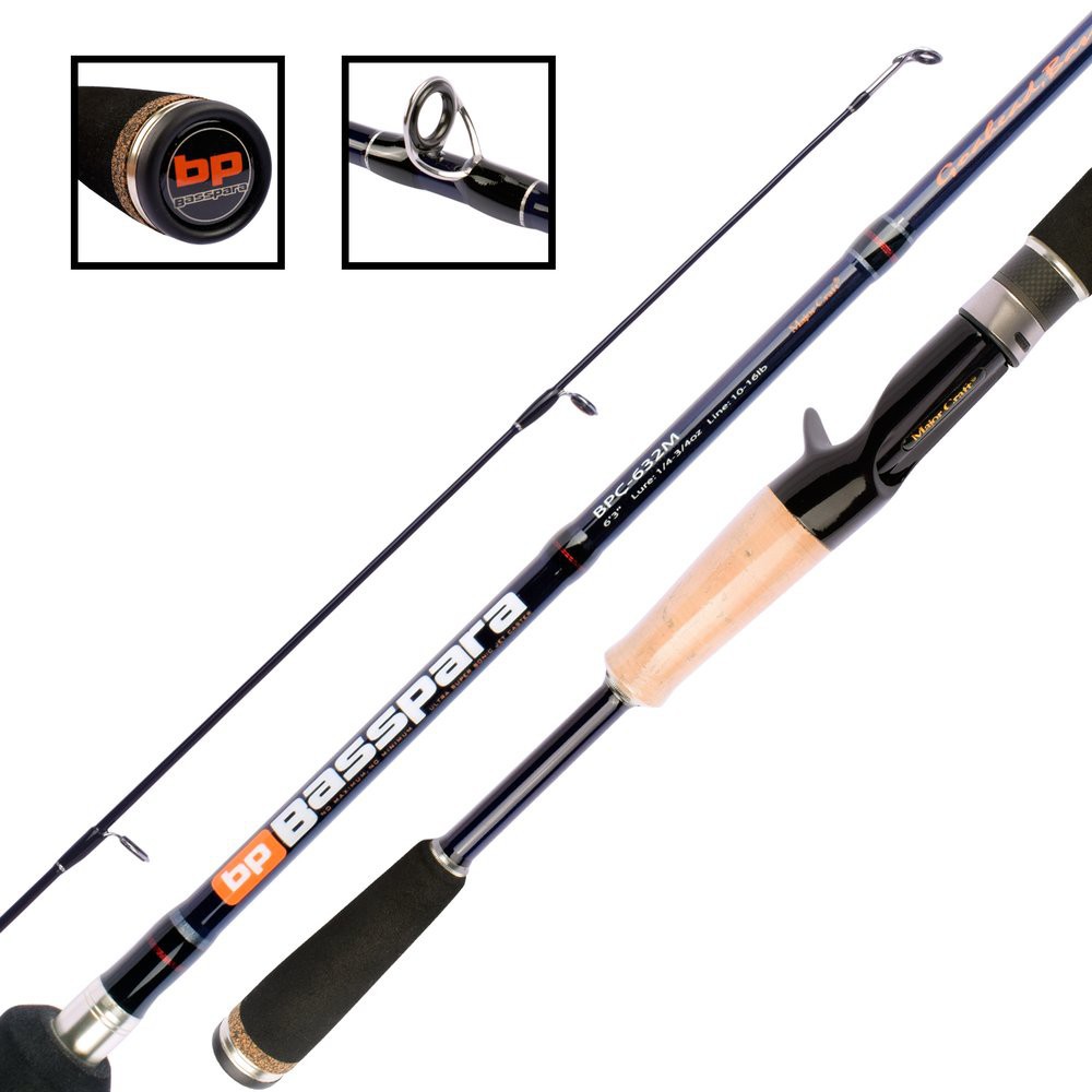 Rod BC MAJOR CRAFT BASSPARA BPC-632ML (191cm / Line Test 8-14lbs)