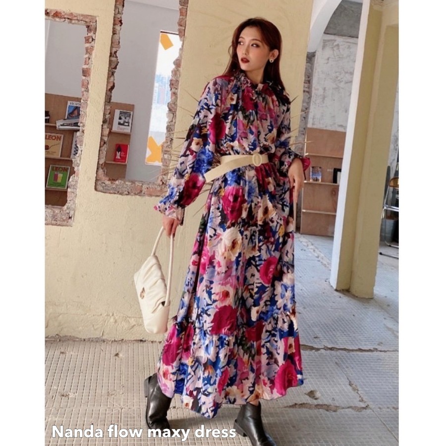 Nanda flow maxy dress -Thejanclothes