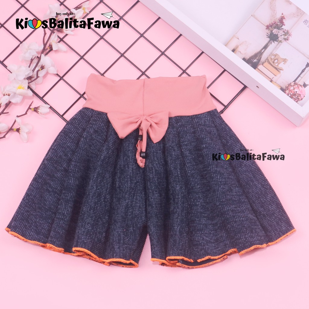 Rok Celana Polos Uk 1-10 Tahun / Bawahan Anak Perempuan Model Rok Celana Cewek Polos Grosir Adem babycinnamon