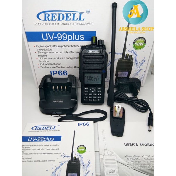 Ht redel uv 99 plus original 10 watt waterprof dual band