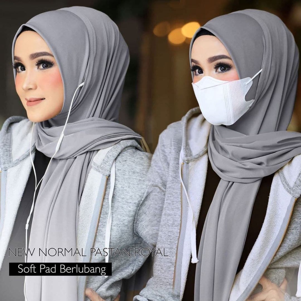 AG JIlbab Instan Pashmina New Normal HIjab Masker / Hijab Instan / Pasmina Panjang0