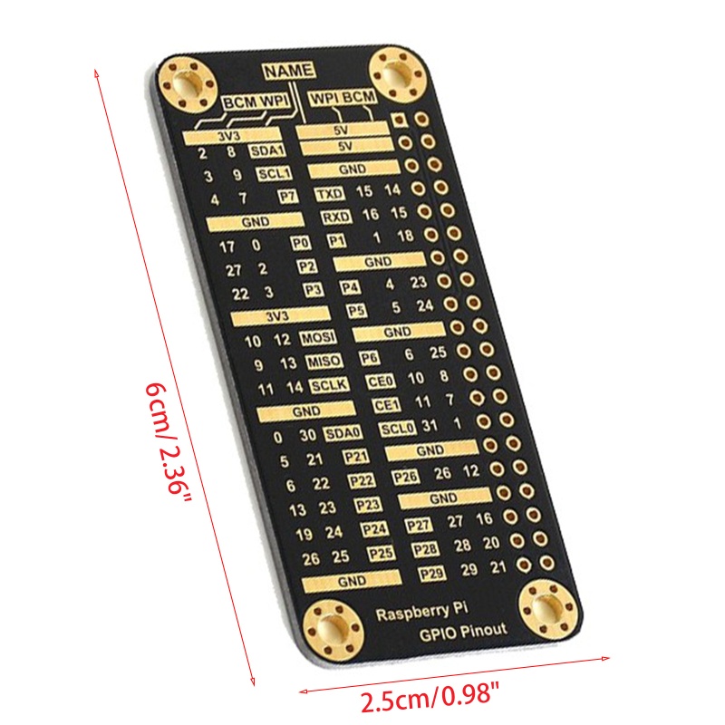 Papan Acuan btsg GPIO Untuk Raspberry Model Pi 4B/3B+/ Zero 2w