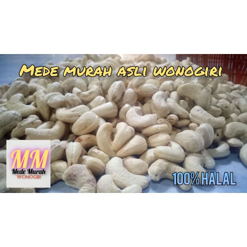 

kacang mede wonogiri 1kg utuh fresh asli wonogiri