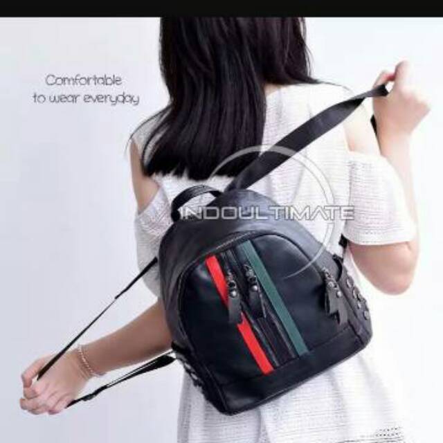 Tas Ransel Wanita IM LF-8091 / Tas Fashion Import / Tas Sekolah Anak / BACKPACK CEWEK IMPORT