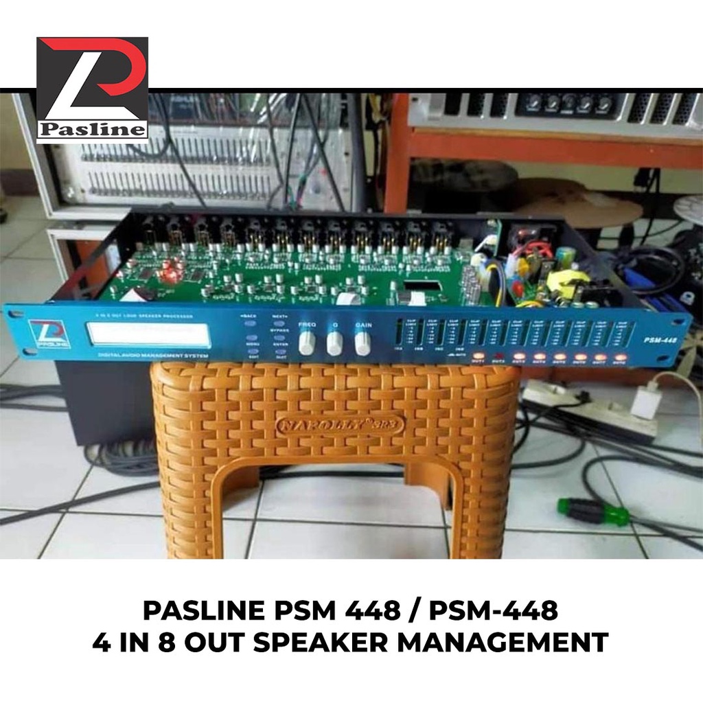 Speaker Management PASLINE PSM448 PSM-448 Original 4 In 8 Out DLMS