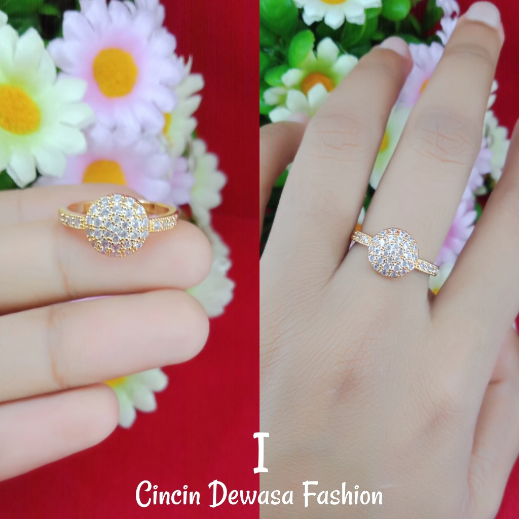 Cincin berlian | Cincin Solitaire mas | cincin replika berlian