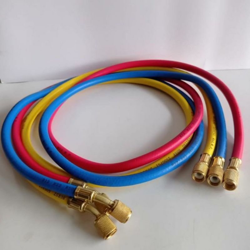 Selang manifold R22 R134 panjang 150cm set 3pcs