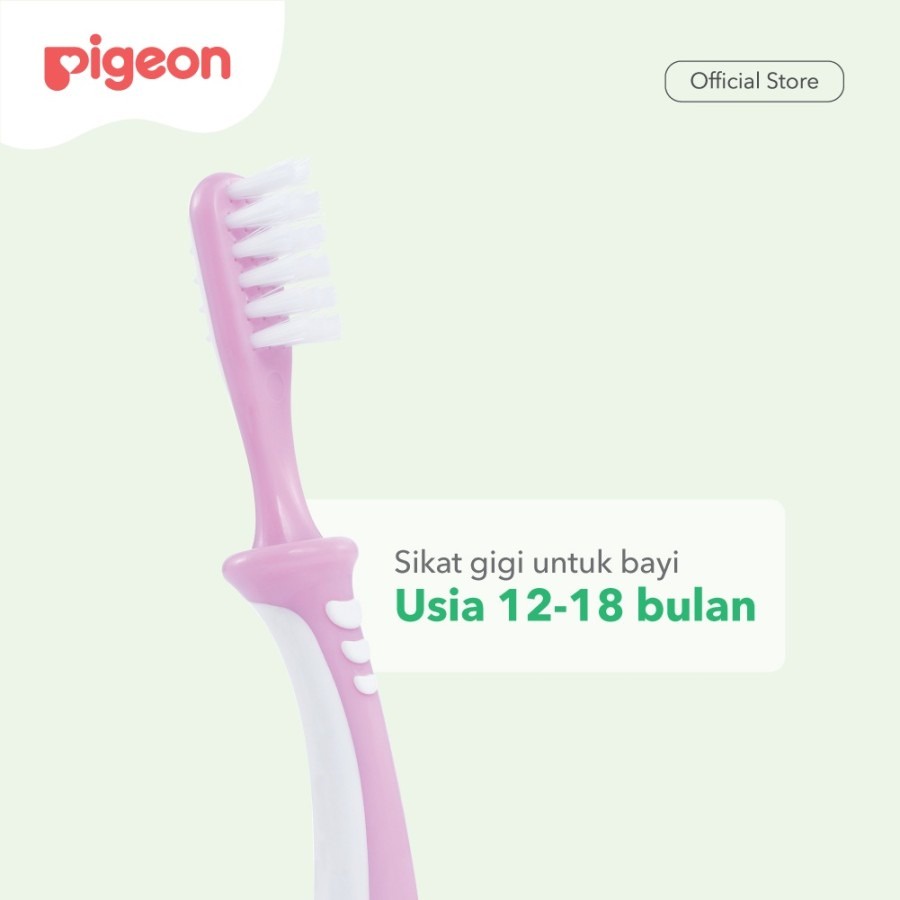 Pigeon Training Toothbrush Lesson 3 - Pink | 12m+