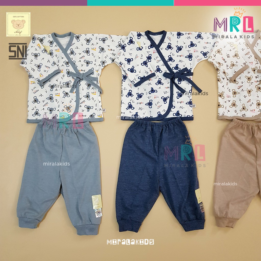 Nary Kimono Bayi SNI Motif Mix - Lengan Panjang