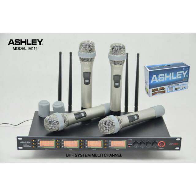 ASHLEY M114 4 CHANEL MIC WIRELES