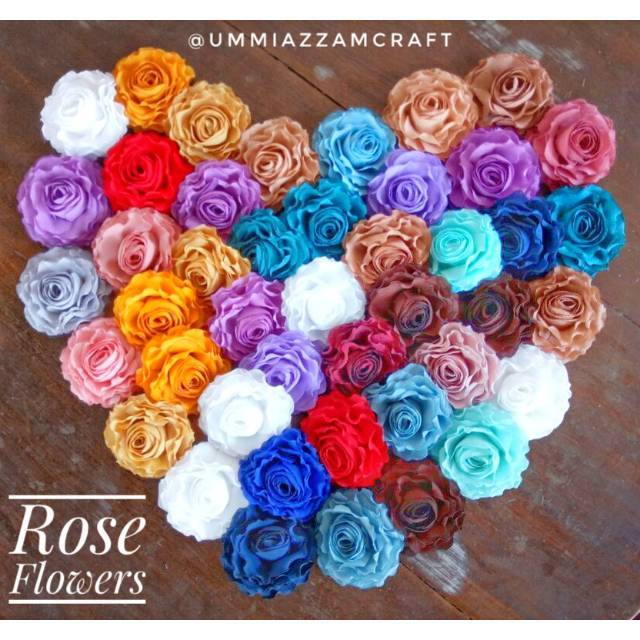 Bros Aksesoris Hijab "Bunga Curly Rose 5"