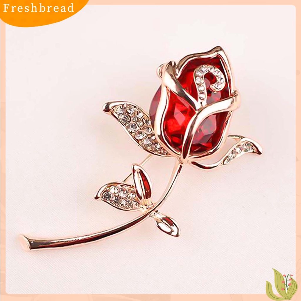 Fresh| Bros Bentuk Bunga Mawar Bahan Alloy Untuk Wanita