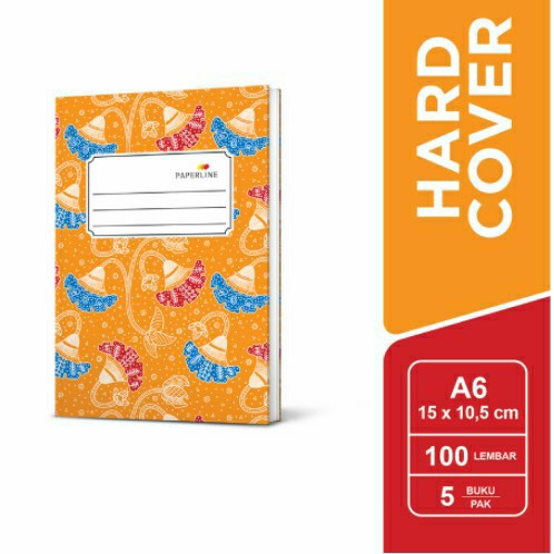 

Buku Hard Cover Paperline Oktavo A6 - 100 Lembar