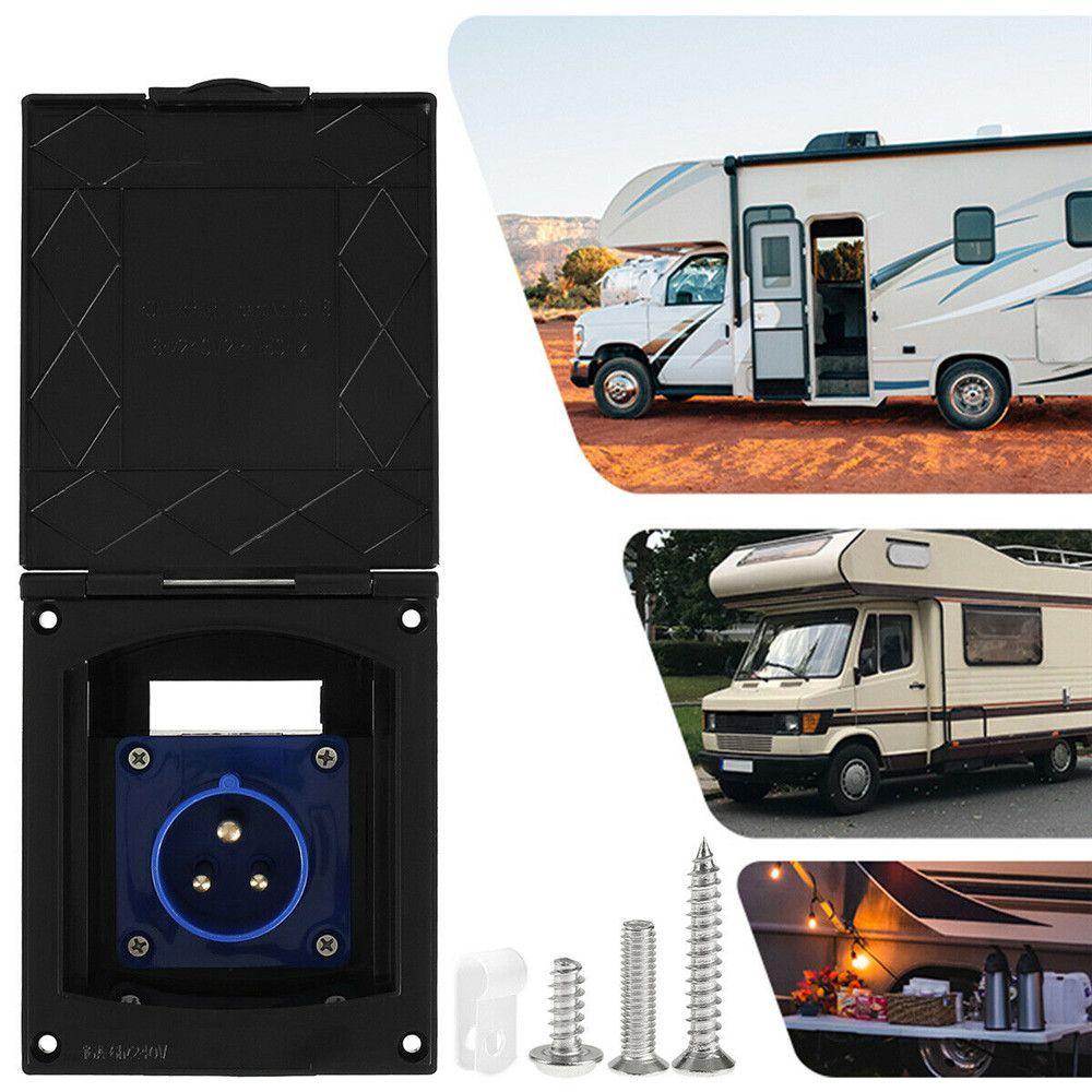 Preva Induk Hook Up Socket Soket Pengganti Inlet Caravan Motorhome High Quality