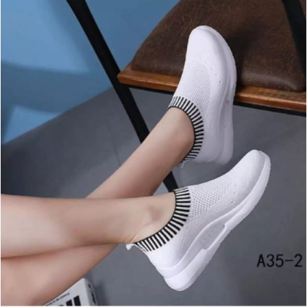 NewSepatu wanita Cod sneakers terbaru FFO WHITE SNEAKERS TALI KOREA SEPATU CATS