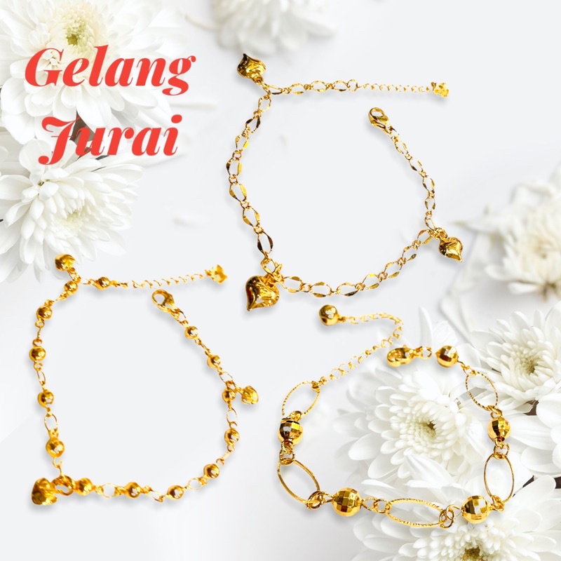 gelang tangan wanita//perhiasan//gelang//gelang lapis emas