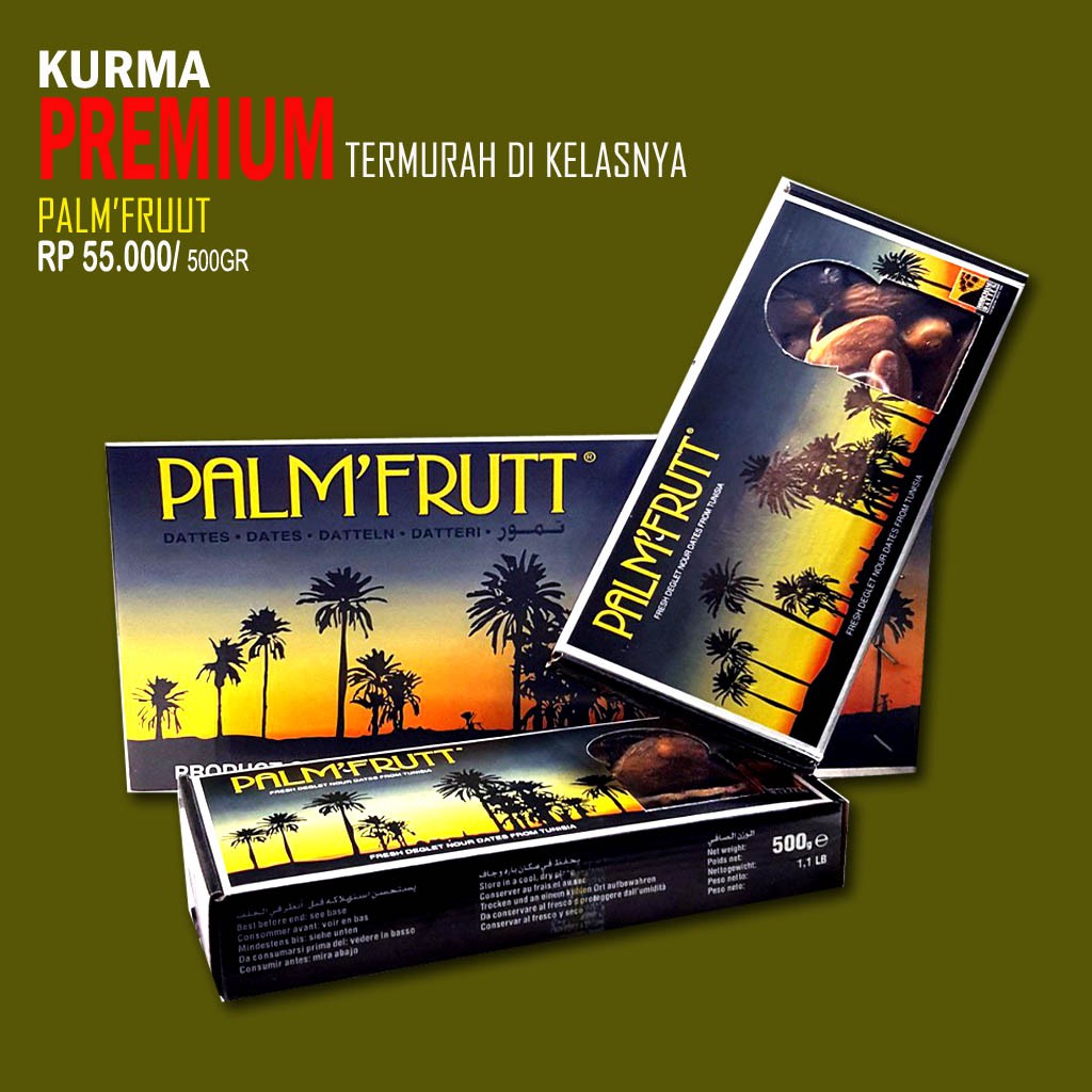 

KURMA PALM'FRUUT (kurma premium 500gr) kurma enak dan menyehatkan