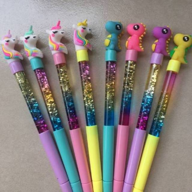

Pulpen korea glitter dan gel