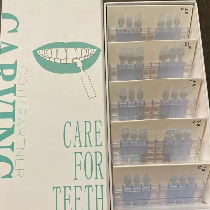 1 SET (30PCS) CARVING TOOTH PARTNER/ YOU U VENEER/ CETAKAN VENEER GIGI