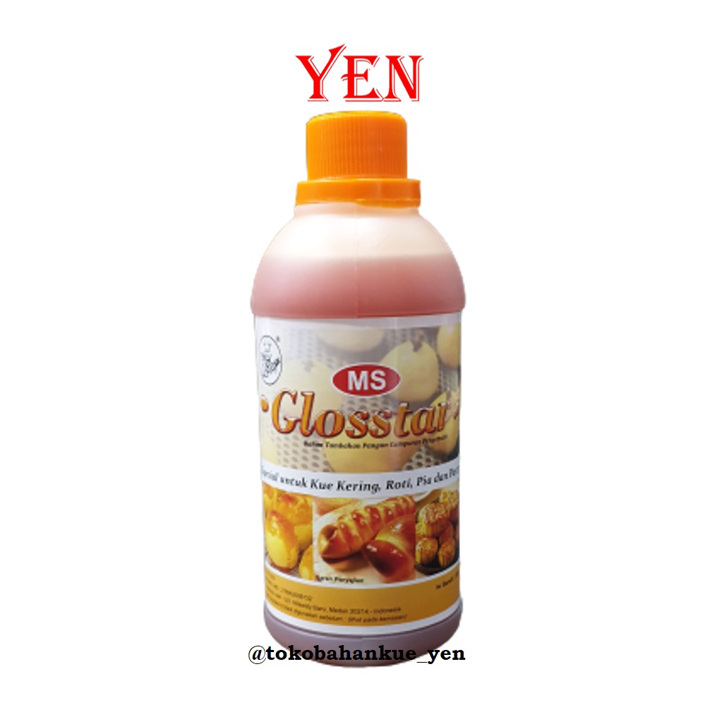 

MS Glosstar / Pemoles Nastar / Pemoles Kue / Pewarna Kuning Telur / Cookies Glaze / Egg Gloss 500ml
