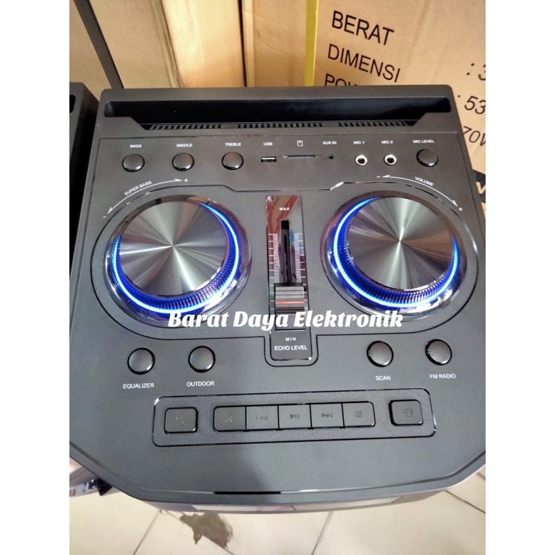 POLYTRON SPEAKER AKTIF POLYTRON PAS 10D28 BLUETOOTH USB KARAOKE PAS10D28