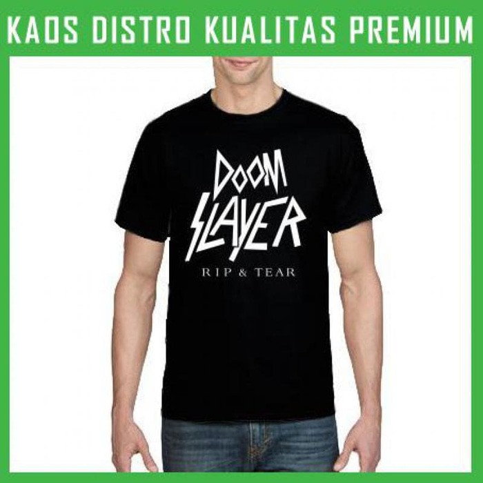 Kaos Doom Slayer Logo 2 Pria OBL-SLR11