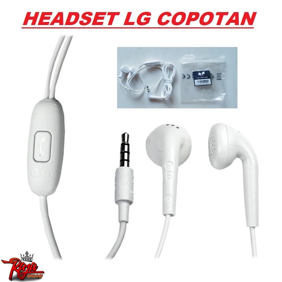 LG03 - HANDSFREE MERK LG COPOTAN KUALITAS MANTAP