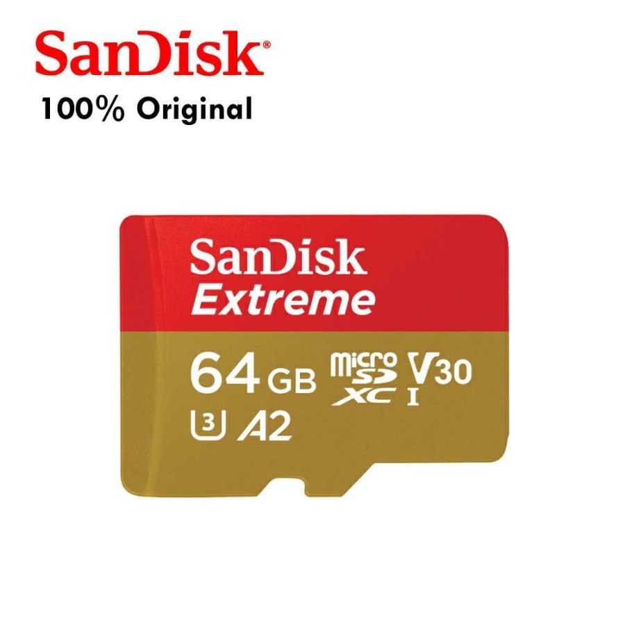 SANDISK EXTREME MICROSD 64GB 100MB/S -MICROSD EXTREME 64 GB 100 MBPS
