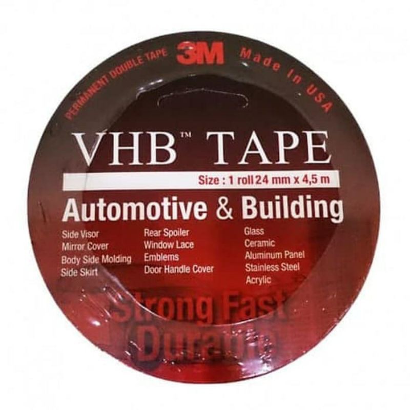 

Double Tape VHB 24 MM x 4.5M Merk 3M Original