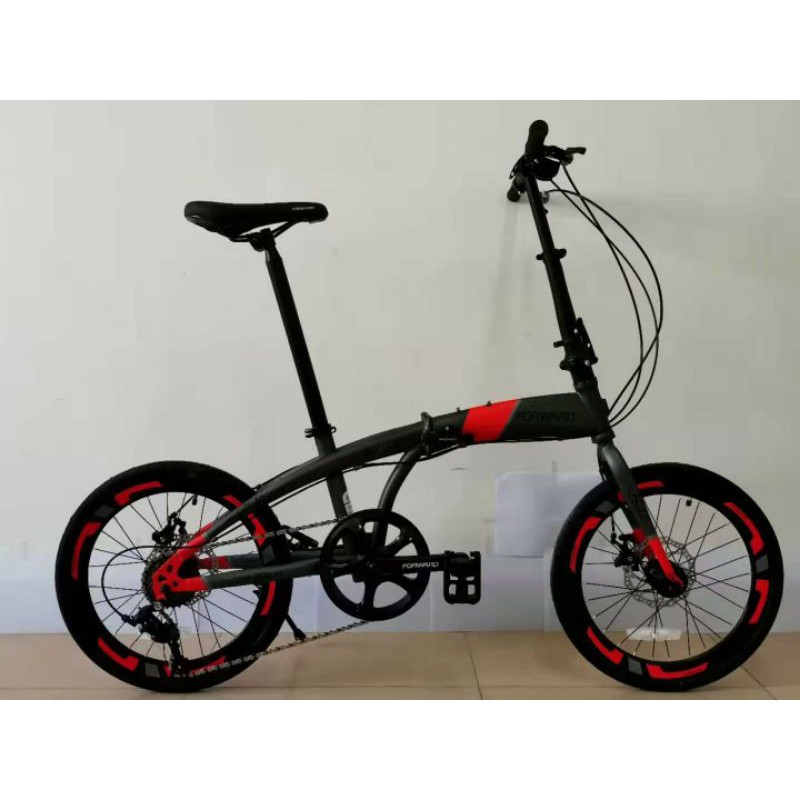 sepeda lipat / folding 20 8 speed sensah high quality