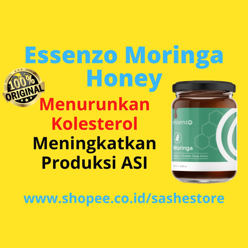 

Moringa Honey Essenzo Madu dengan Ekstrak Daun Kelor