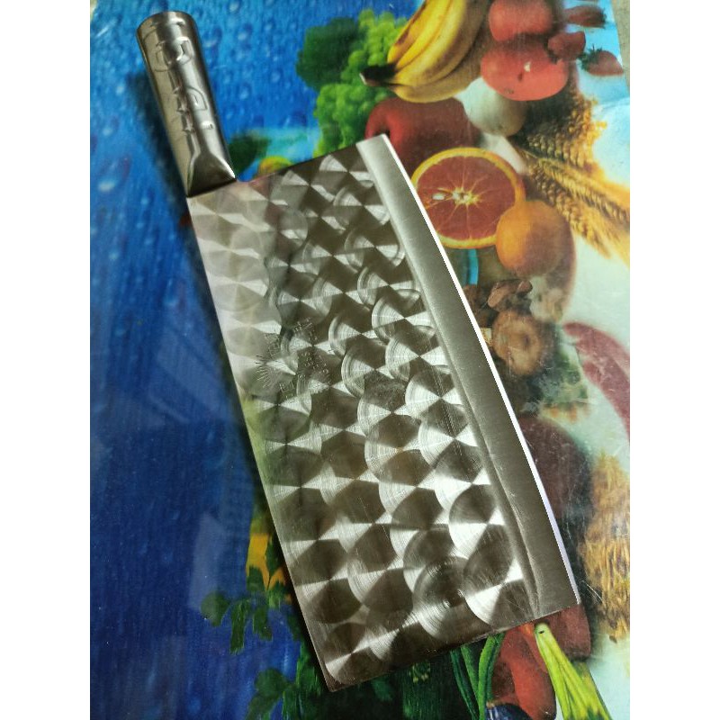 PISAU GOLOK DAGING TAJAM DIAMOND 01 STAINLESS STEEL BESAR