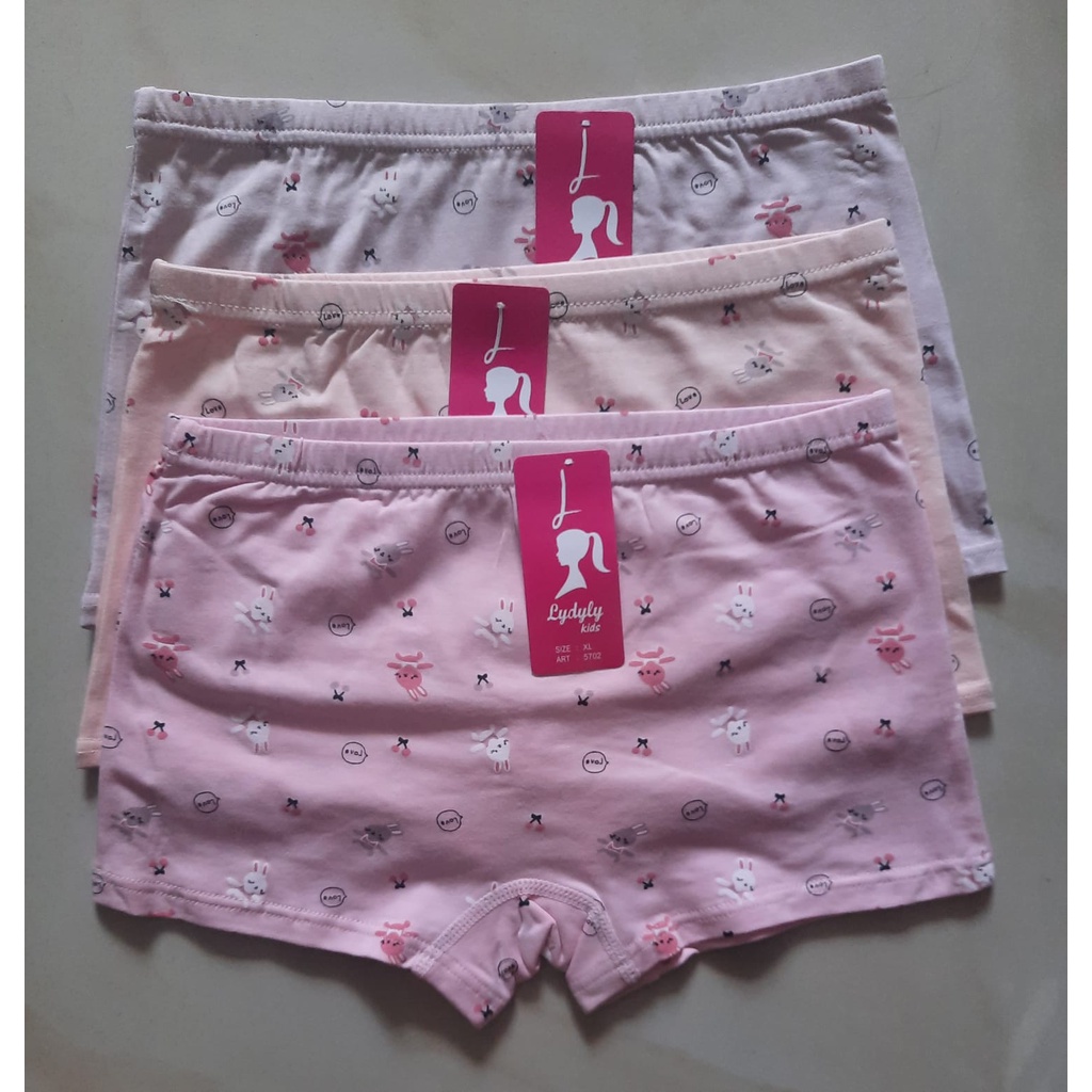Celana Boxer Anak Motif | Celana Pendek Anak Perempuan CD DD5702 - Lydyly