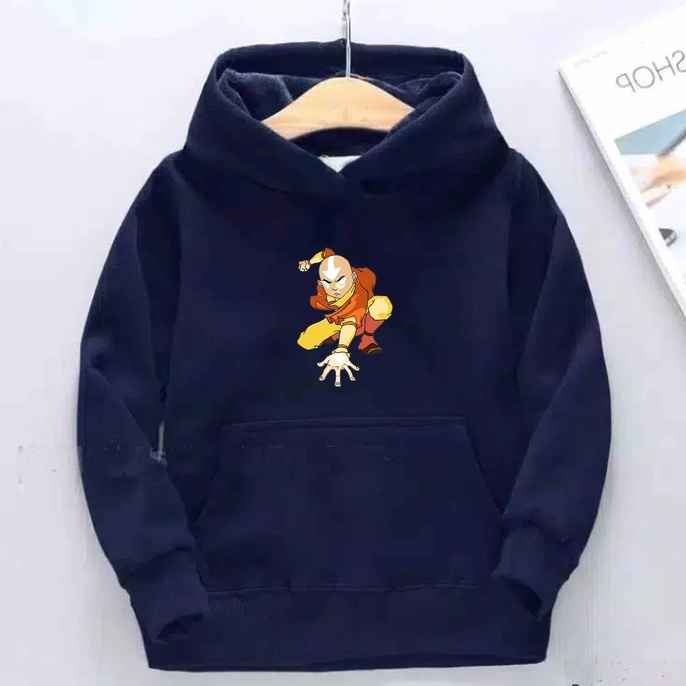 Hoodie The Legend Avatar Sweater Pakaian Fleece Anak M - XXL