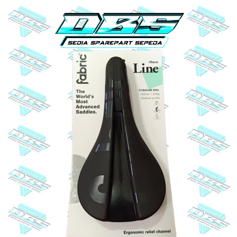 SADEL FABRIC SCOOP LINE RACE TEAM 142MM SHALLOW BLACK