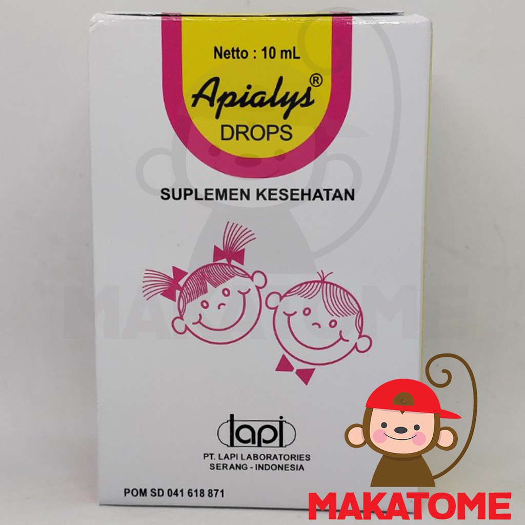 Apialys Drops 10ml vitamin bayi baby apials drop 10 ml nafsu makan