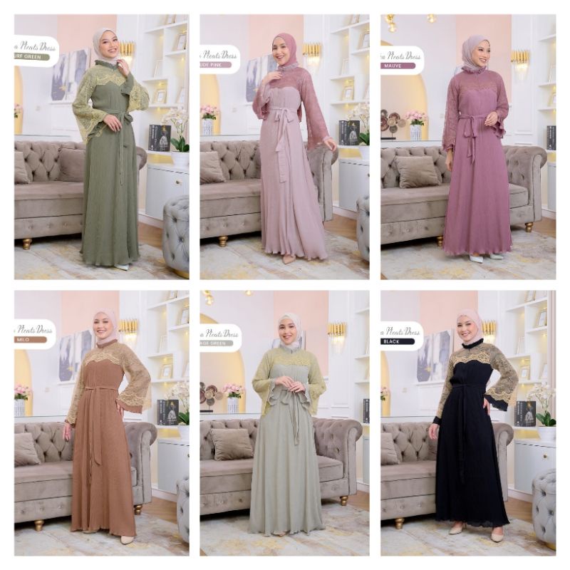 Ivanka pleats dress gamaleea.id (bisa Spaylatter)