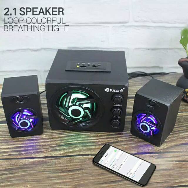 SPEAKER KISONLI TM8000A USB Kisonli TM-8000A - Subwoofer - Wireless Bluetooth - BTSpeaker