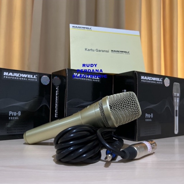 MICROPHONE MIC CABLE MIKROPON MIK KABEL HARDWELL PRO9 PRO-9 5M 5 METER ORIGINAL ORI BAGUS TERLARIS TERBAIK GARANSI