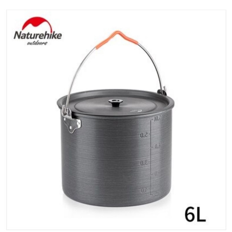 COOKING POT 6L WITH HANDLE NATUREHIKE NH20CJ009 [D8]
