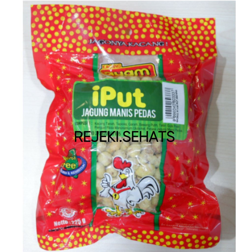 

KACANG IPUT CAHAYA JAGUNG MANIS PEDAS 225 GR