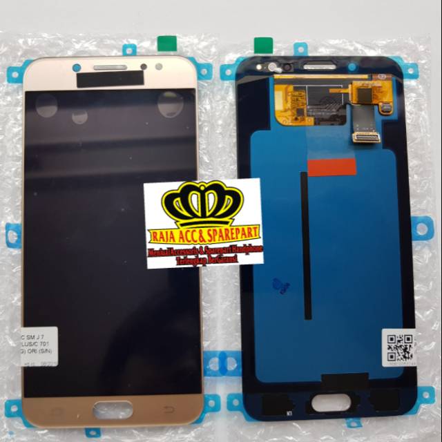 LCD + TOUCHSCREEN J7 PLUS C701 ORI BERGARANSI