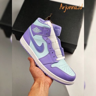 purple aqua jordan 1