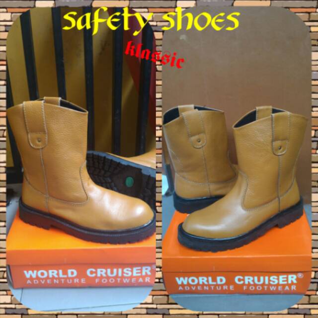Sepatu bouts safety kulit, WORD CRUISER