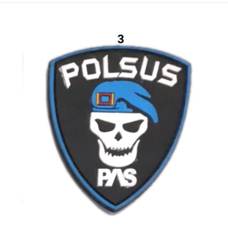 Patch Rubber Logo POLSUSPAS / Pengayoman / Emblem Logo Polsuspas