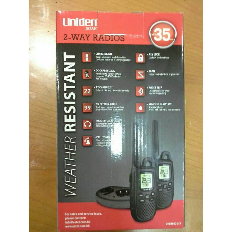 Walkie Talkie UNIDEN GMR 3500