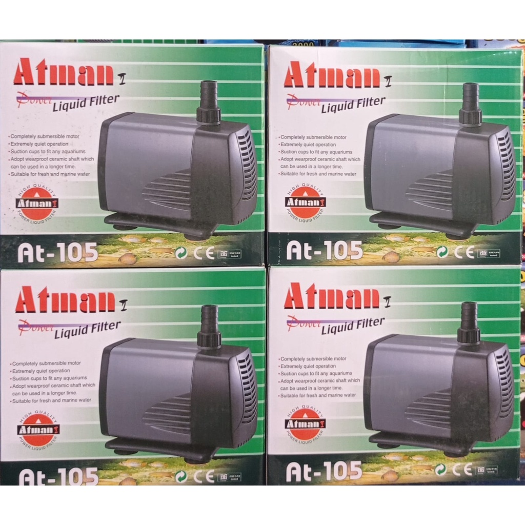 Atman At-105 Pompa Celup Air Aquarium Kolam Hidroponik