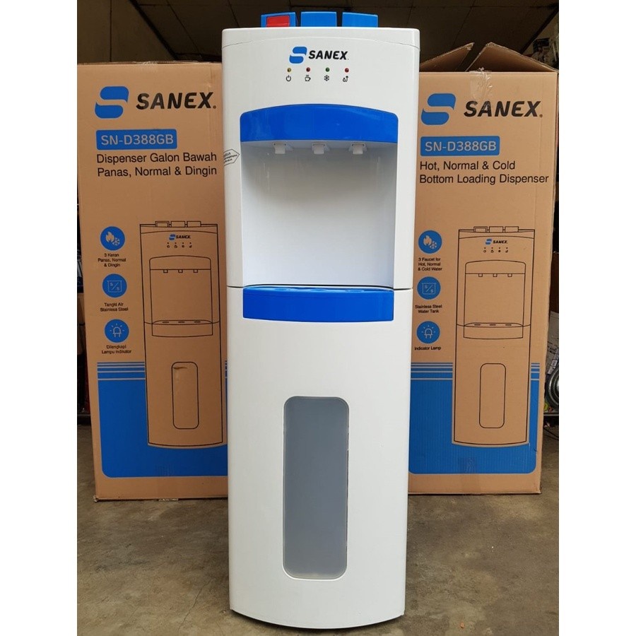 SANEX SN-D388GB Dispenser Galon Bawah Hot, Normal &amp; Cold