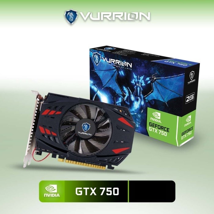 VGA Gaming VURRION GTX 750 2GB DDR5 128Bit GAMING VGA ORI