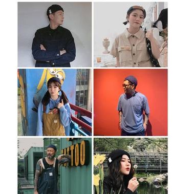 Topi Beanies Adjustable Bahan Katun Gaya Retro Untuk Unisex